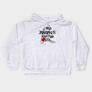 Is my SIMME ok? (black text) Kids Hoodie